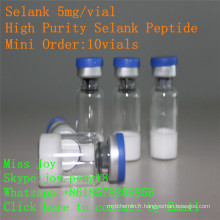 Selank 5mg Peptide lyophilisé de pureté élevée Selank Nootropic Anxiolytic Selank Peptide